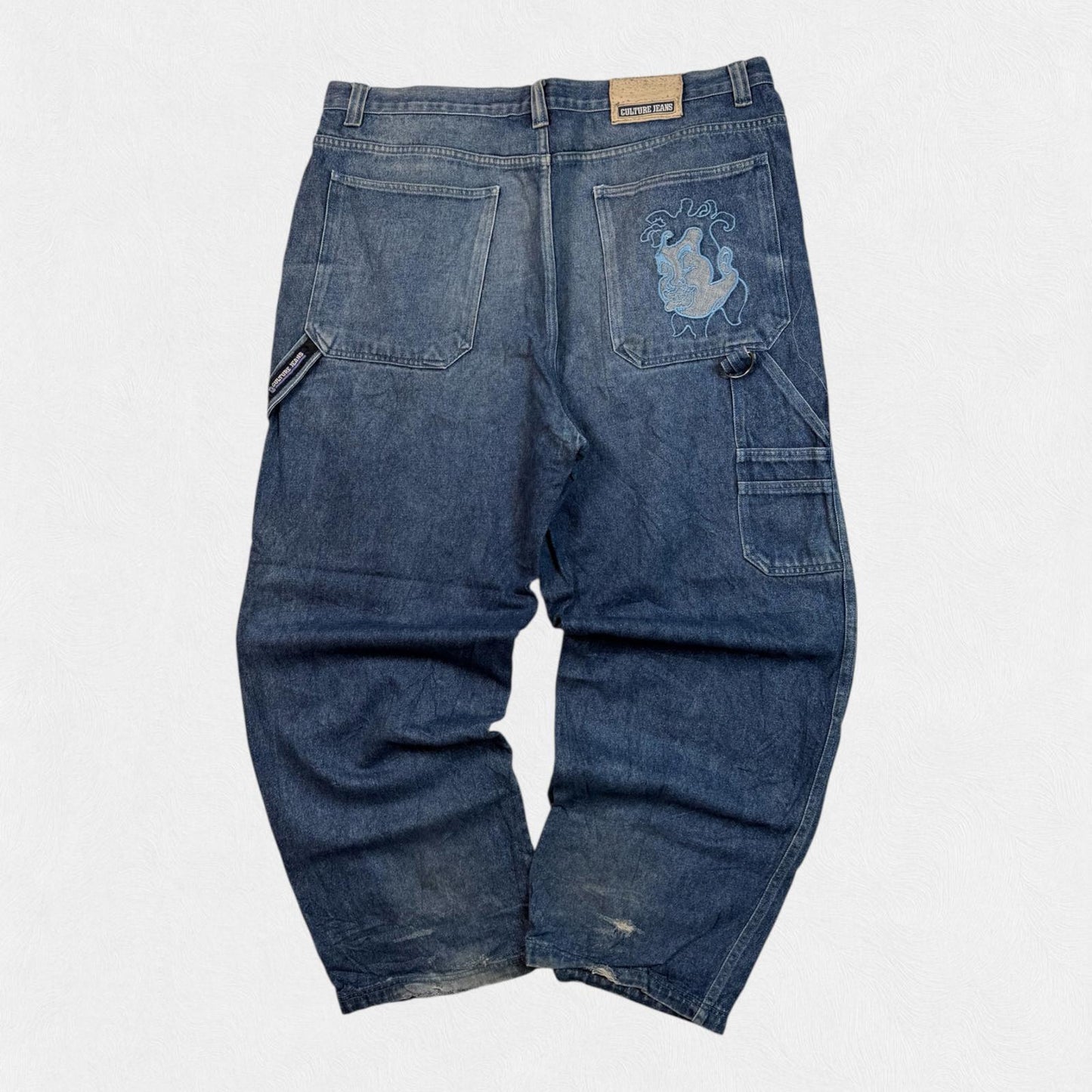 Vintage Y2K baggy hip hop carpenter jeans (W42)