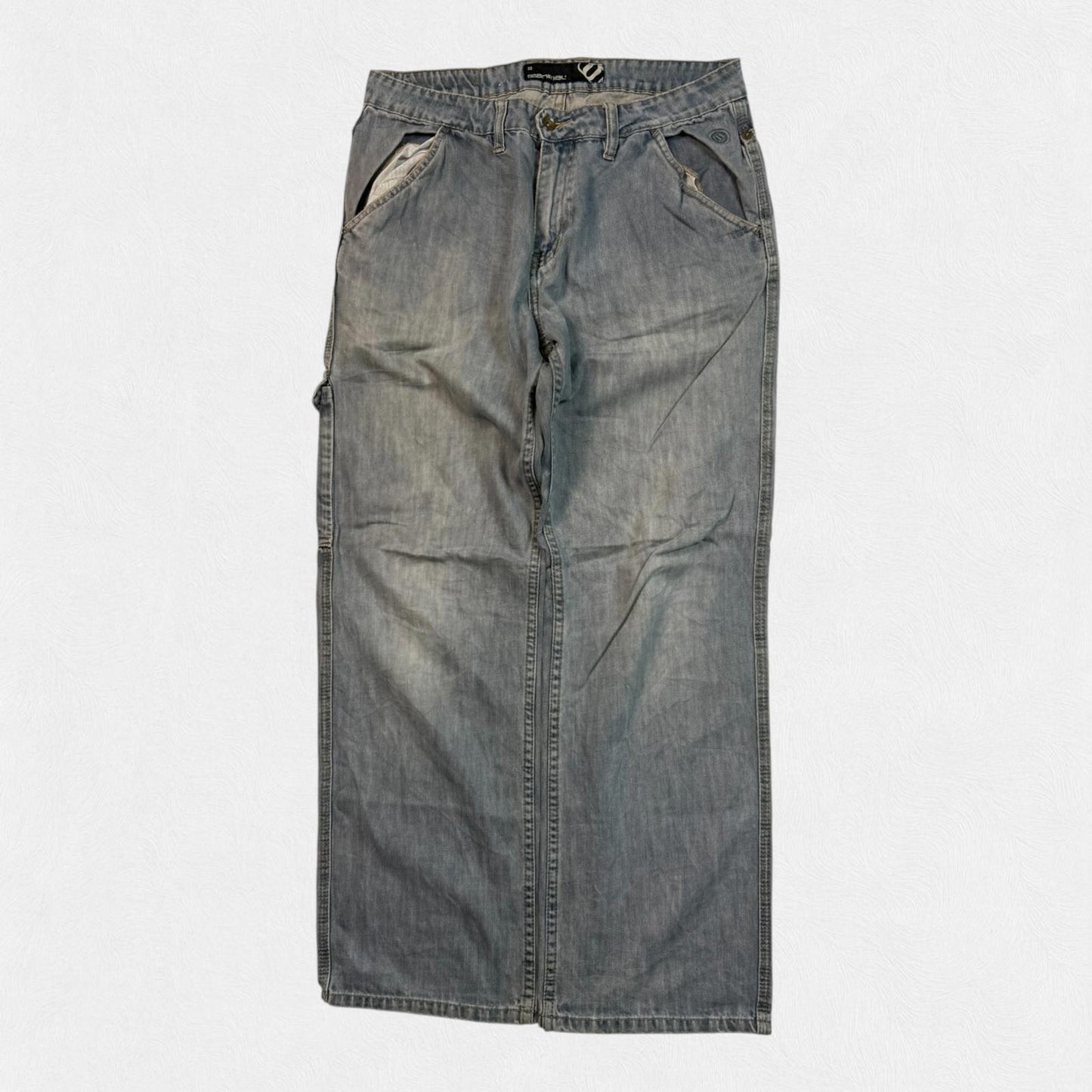 Vintage Y2K Animal baggy hip hop Jeans (W32)