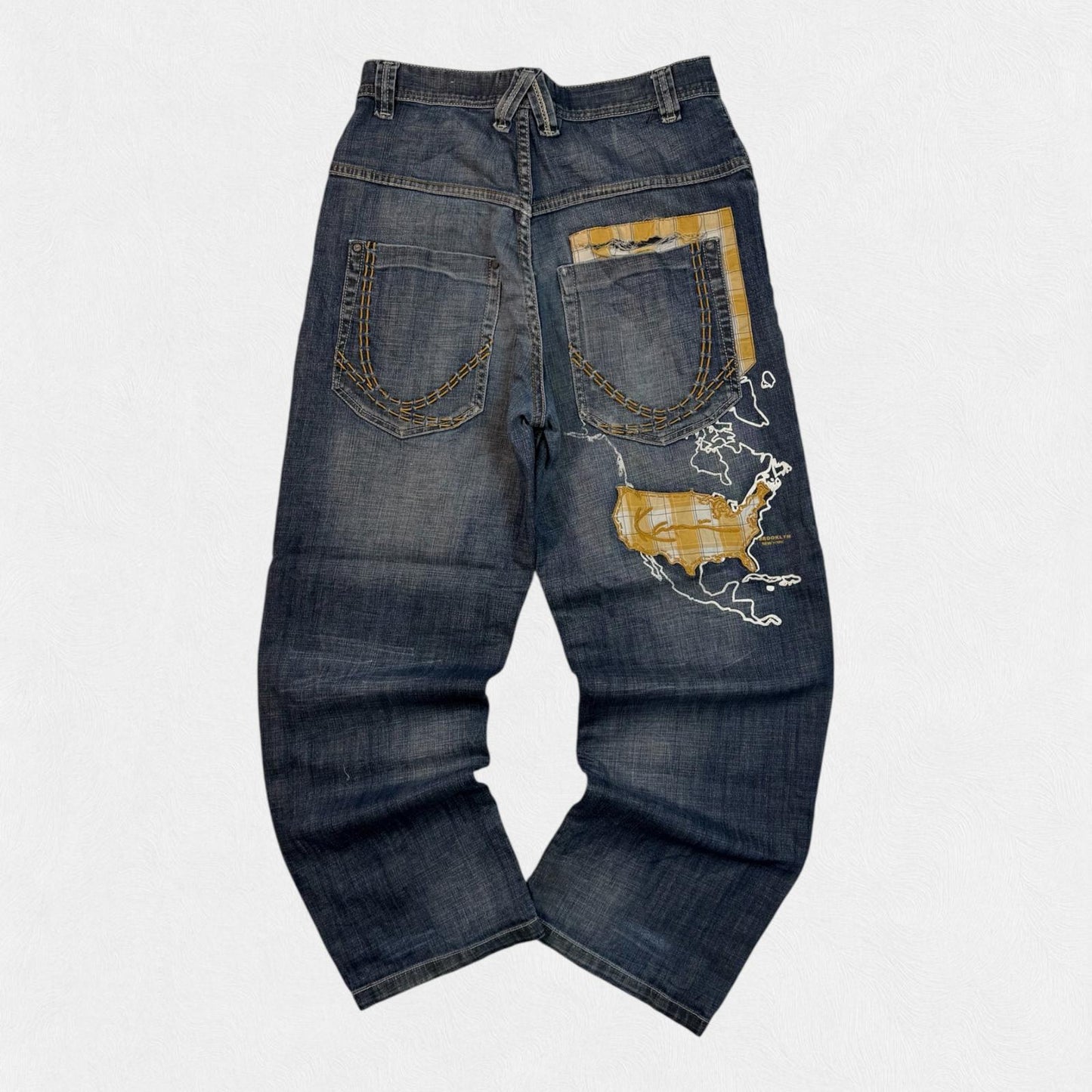 Vintage Karl Kani baggy hip hop jeans (W30)