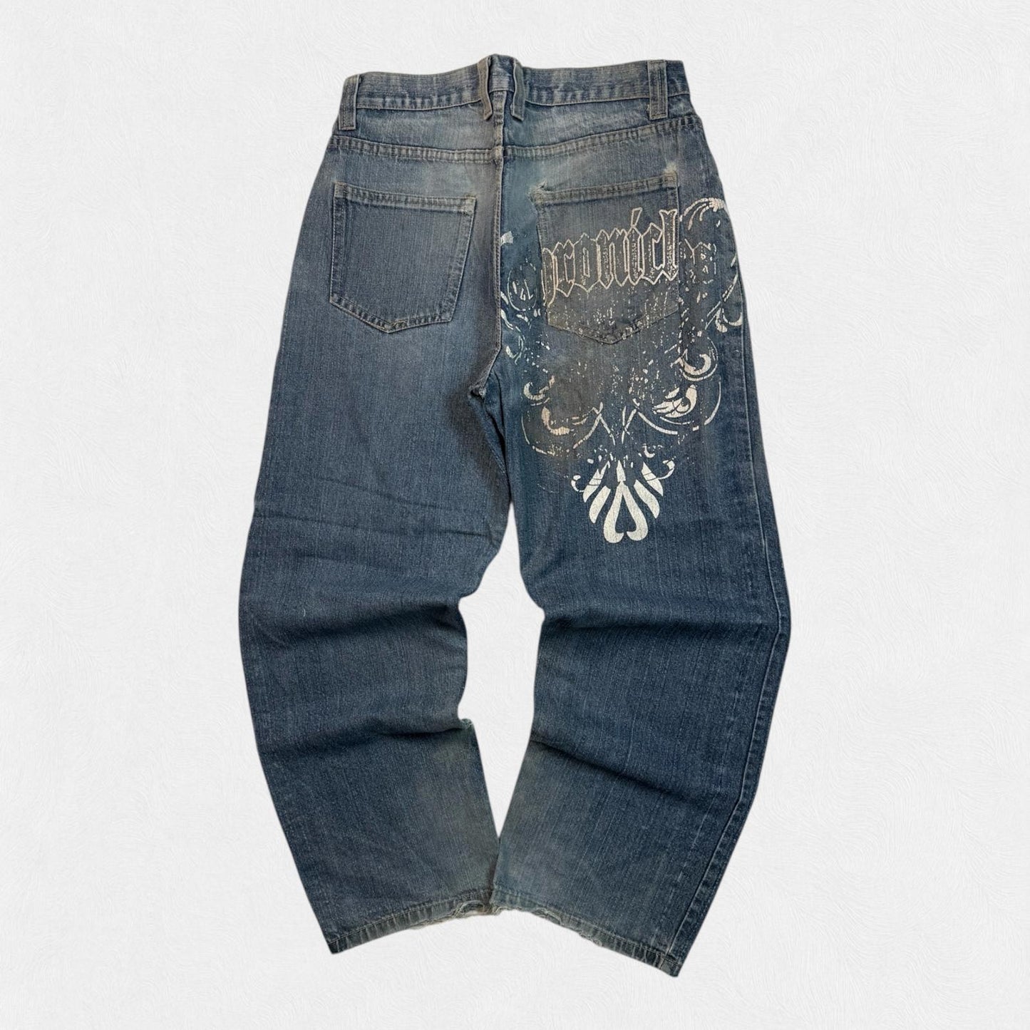 Vintage Y2K baggy hip hop Jeans (W32)