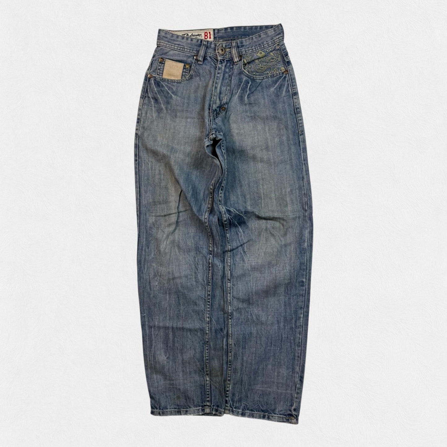 Vintage Y2K baggy hip hop Jeans (W26)