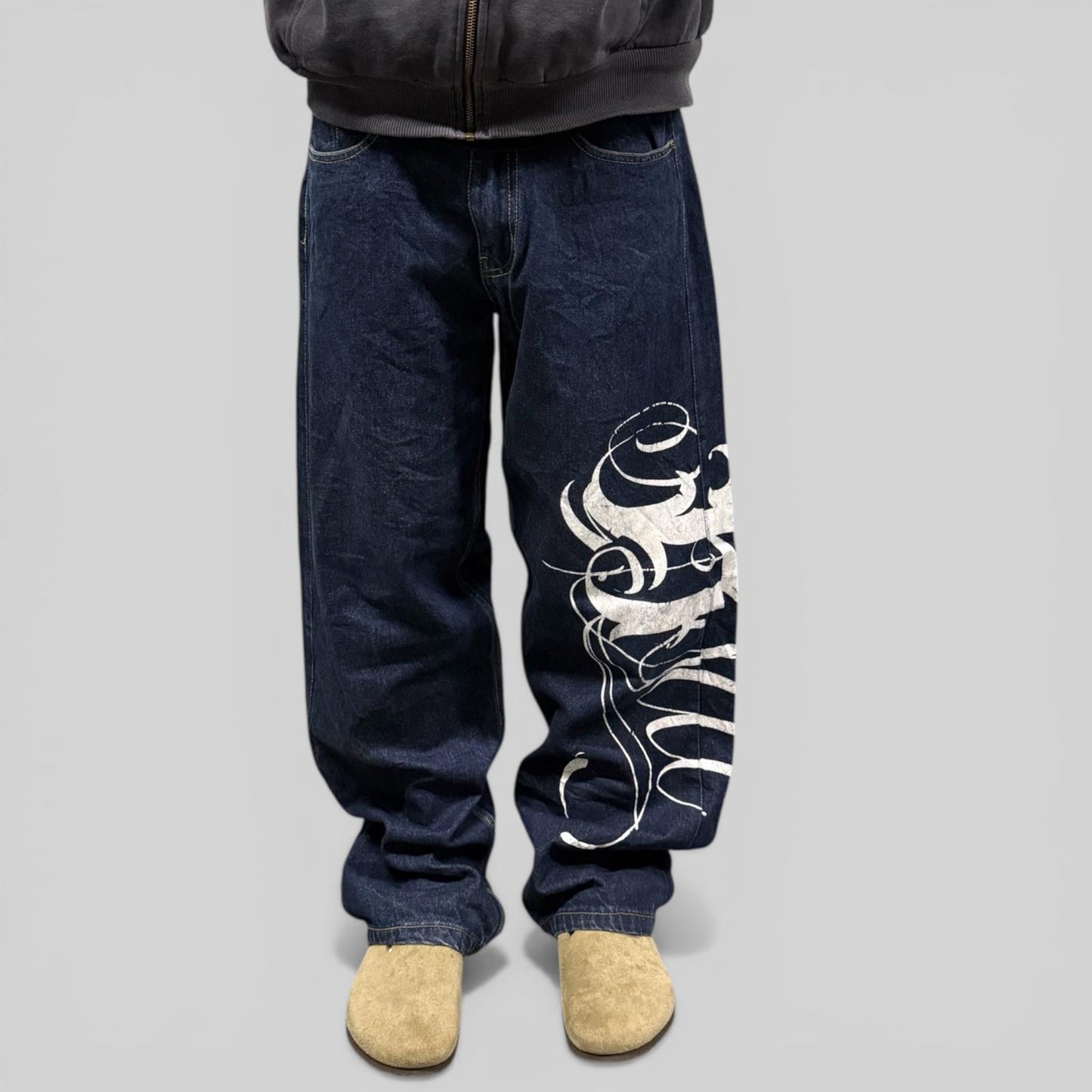 Vintage Y2K baggy hip hop jeans (W34)