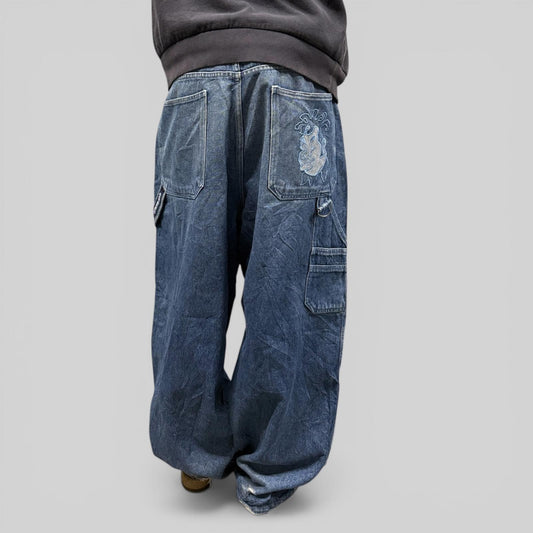 Vintage Y2K baggy hip hop carpenter jeans (W42)