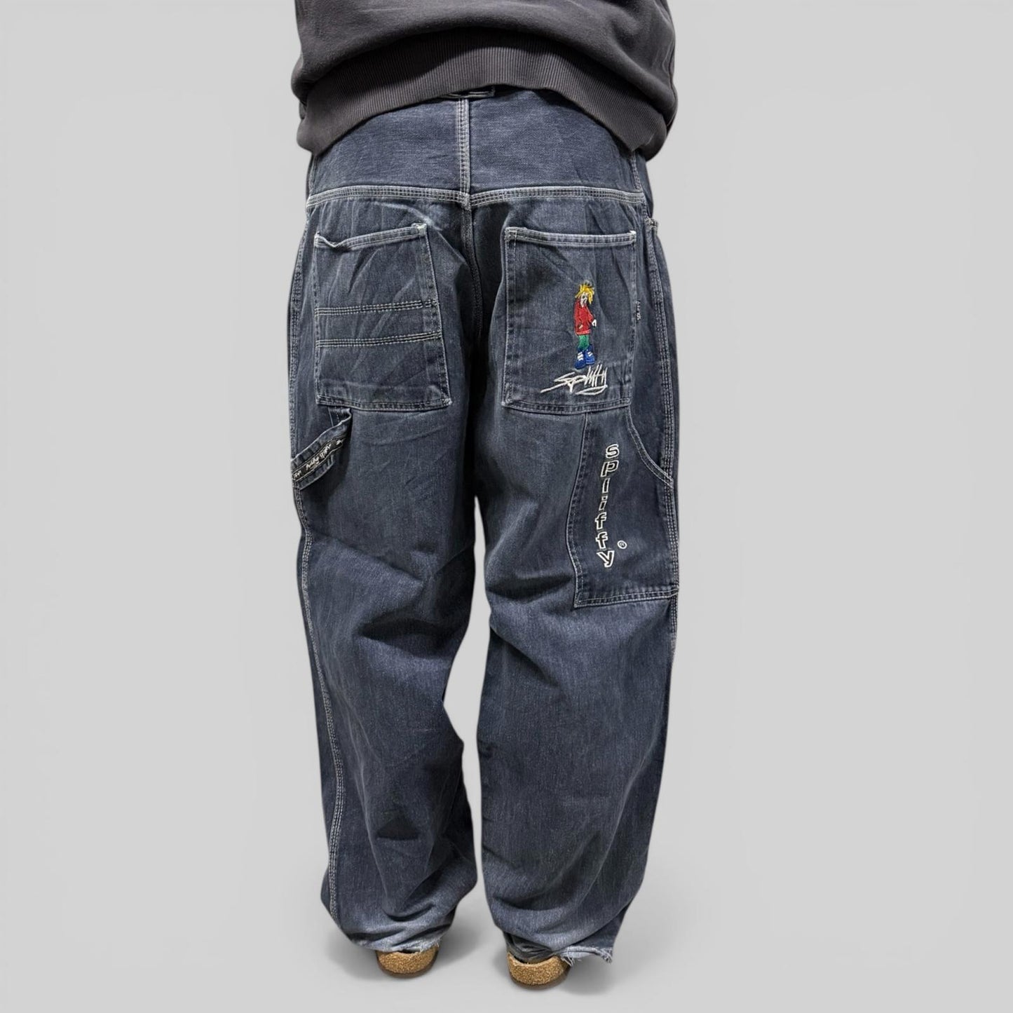 Vintage Y2K hip hop baggy carpenter jeans (W34)