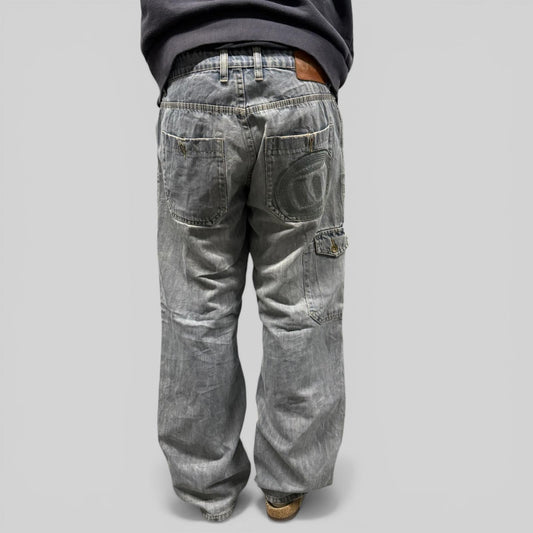 Vintage Y2K Animal baggy hip hop Jeans (W32)