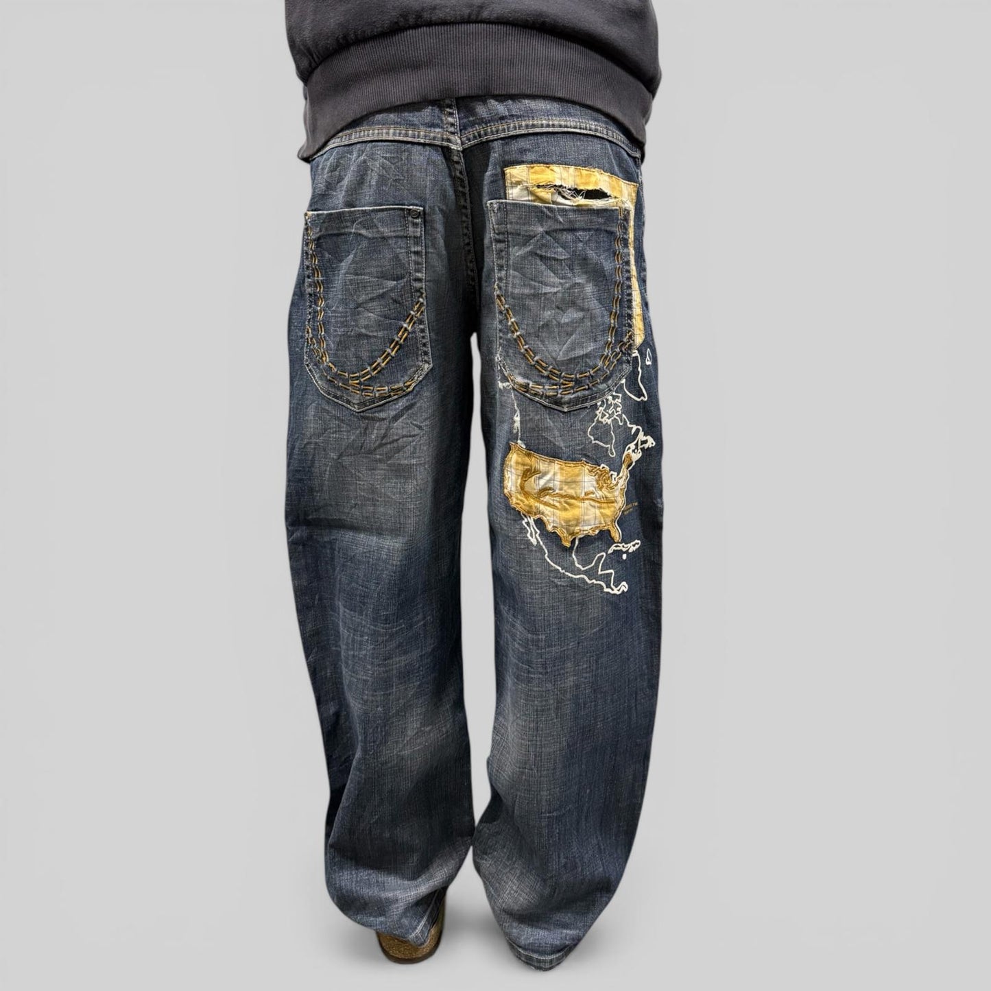 Vintage Karl Kani baggy hip hop jeans (W30)