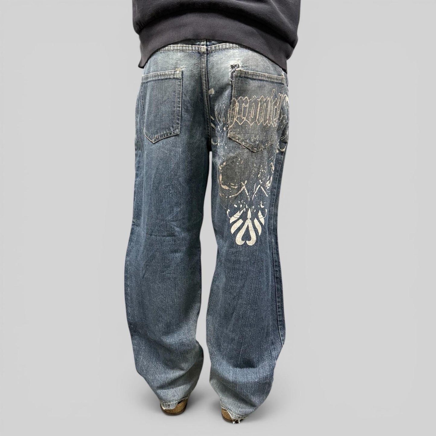 Vintage Y2K baggy hip hop Jeans (W32)