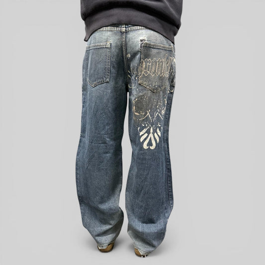 Vintage Y2K baggy hip hop Jeans (W32)