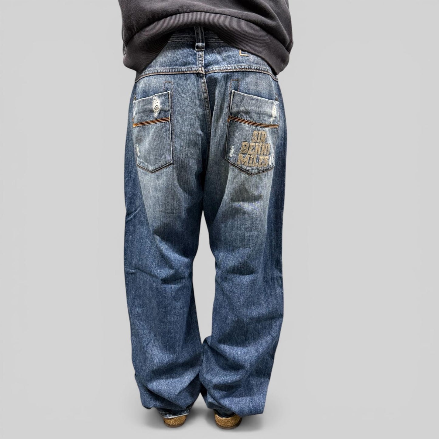 Vintage Sir Benni Miles baggy hip hop Jeans (W34)