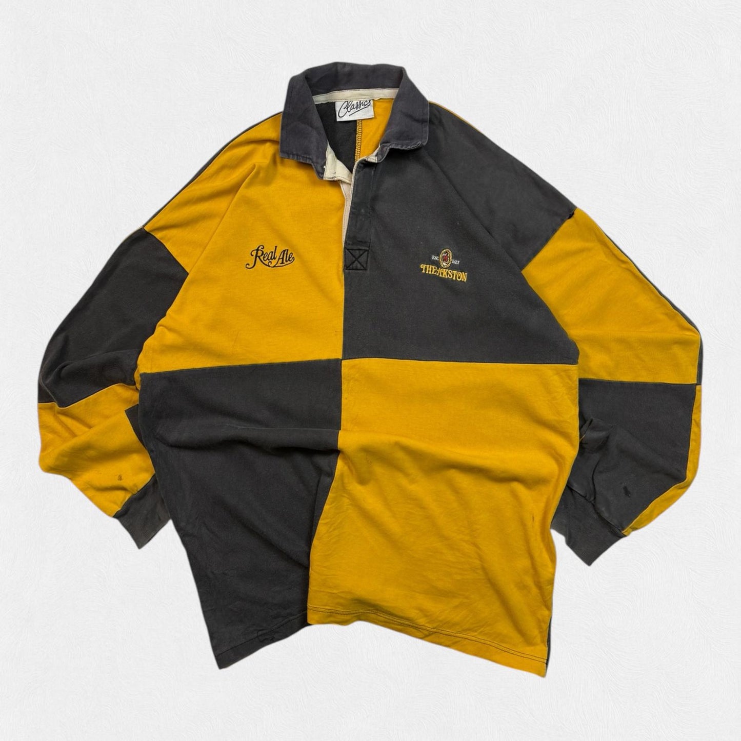 Vintage Theakston brewery rugby union shirt (XL)