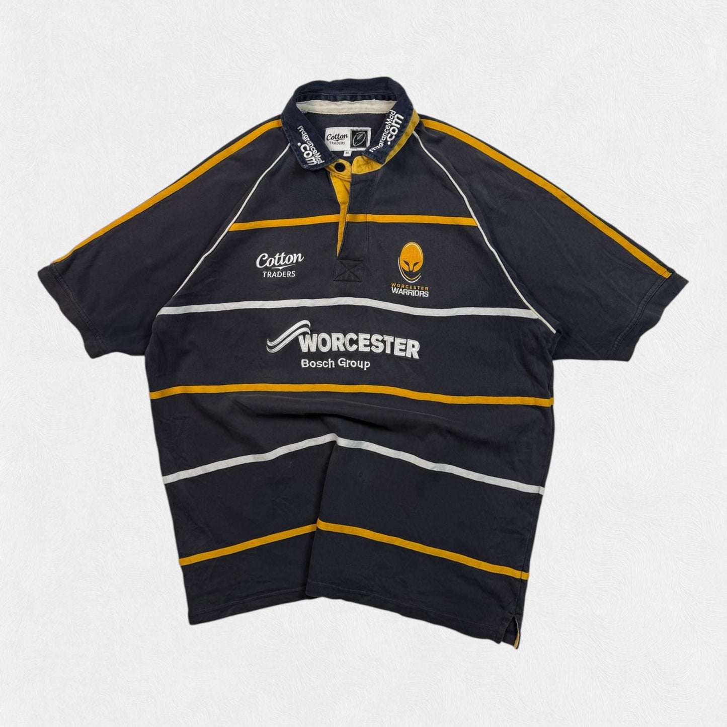 Worcester Warriors 2011/12 Cotton Traders rugby shirt (XL)