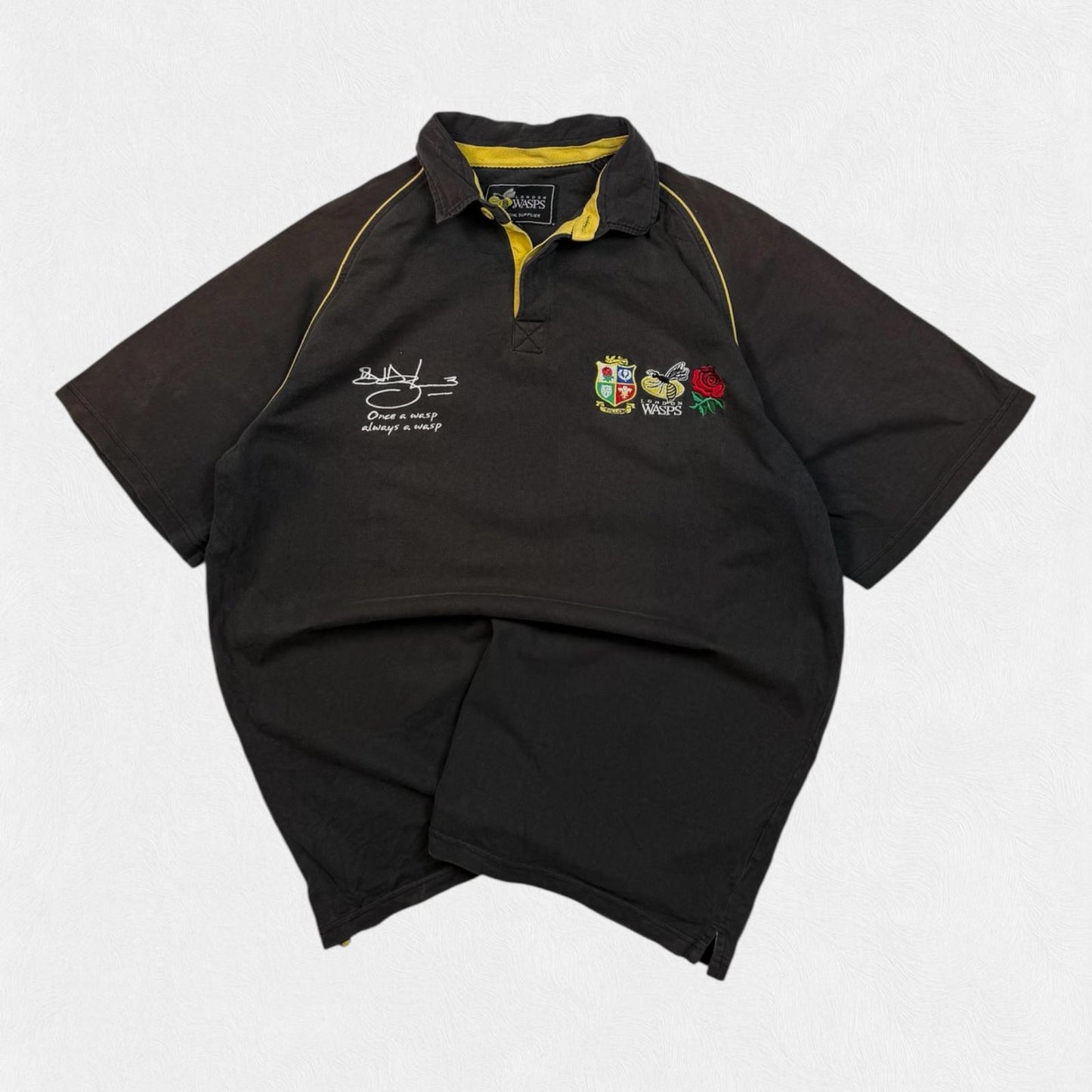 Vintage Wasps 2008 Dallaglio testimonial rugby union shirt (XL)