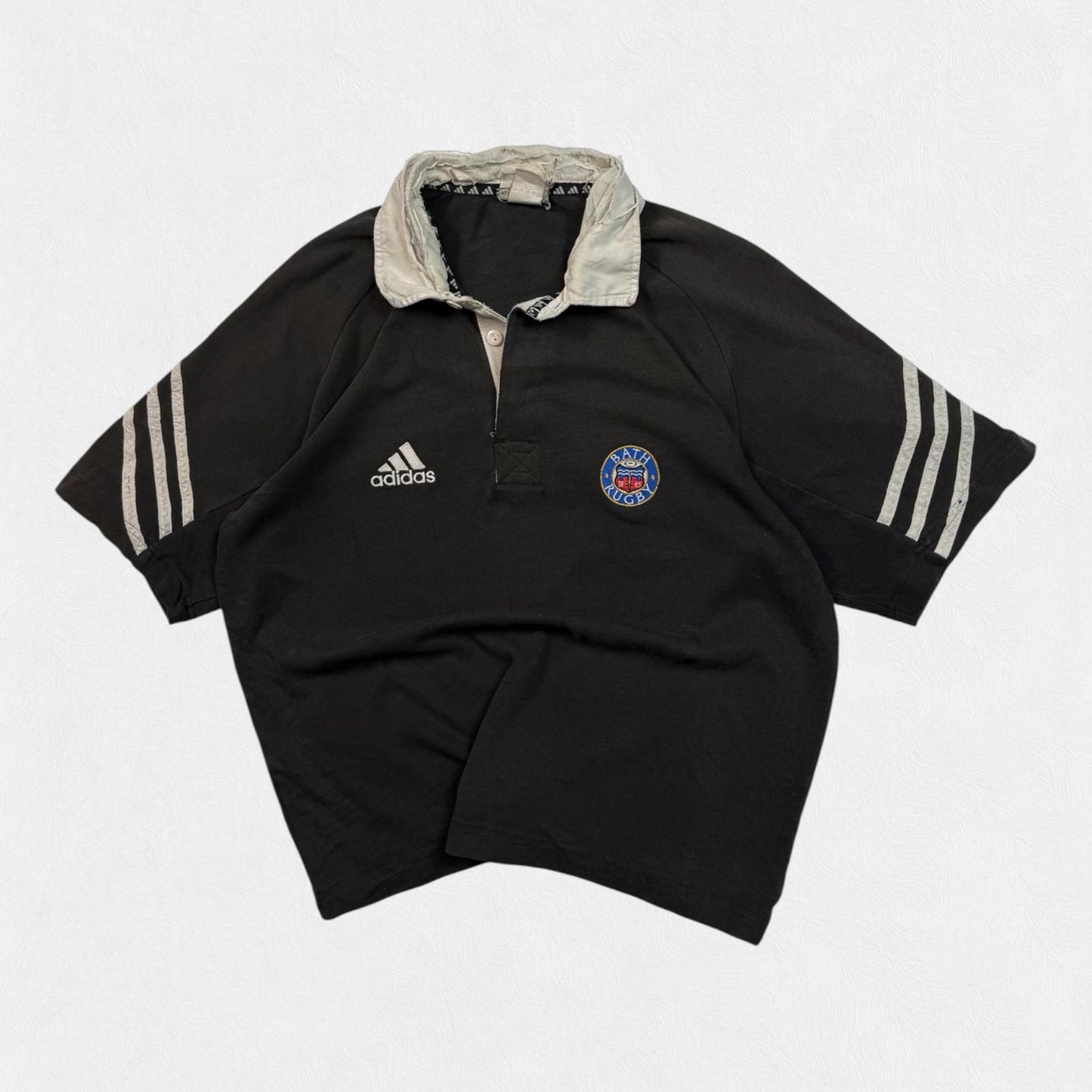 Vintage 90s Bath Adidas rugby union shirt (M)