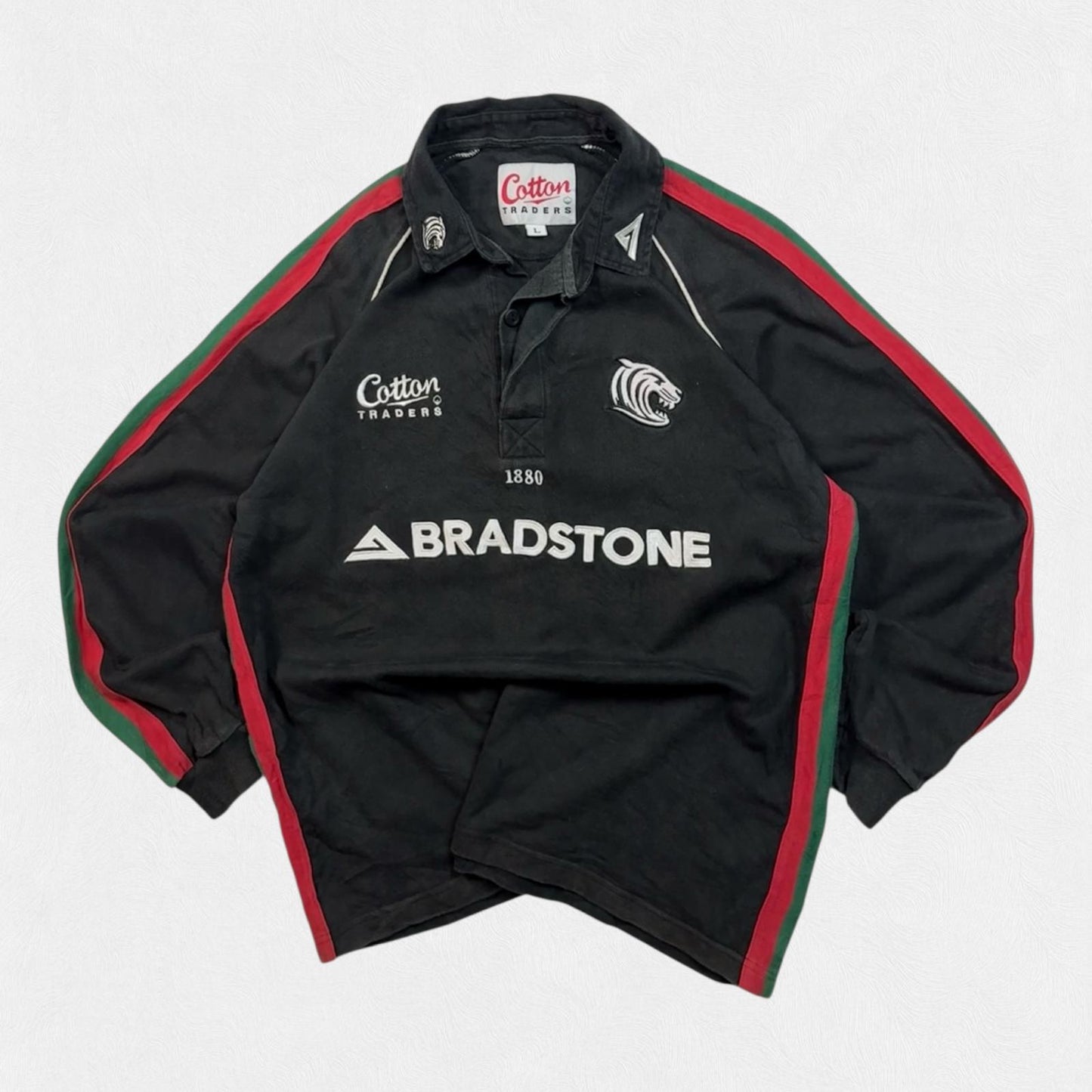 Vintage Leicester Tigers 2004/05 Cotton Traders rugby shirt (L)