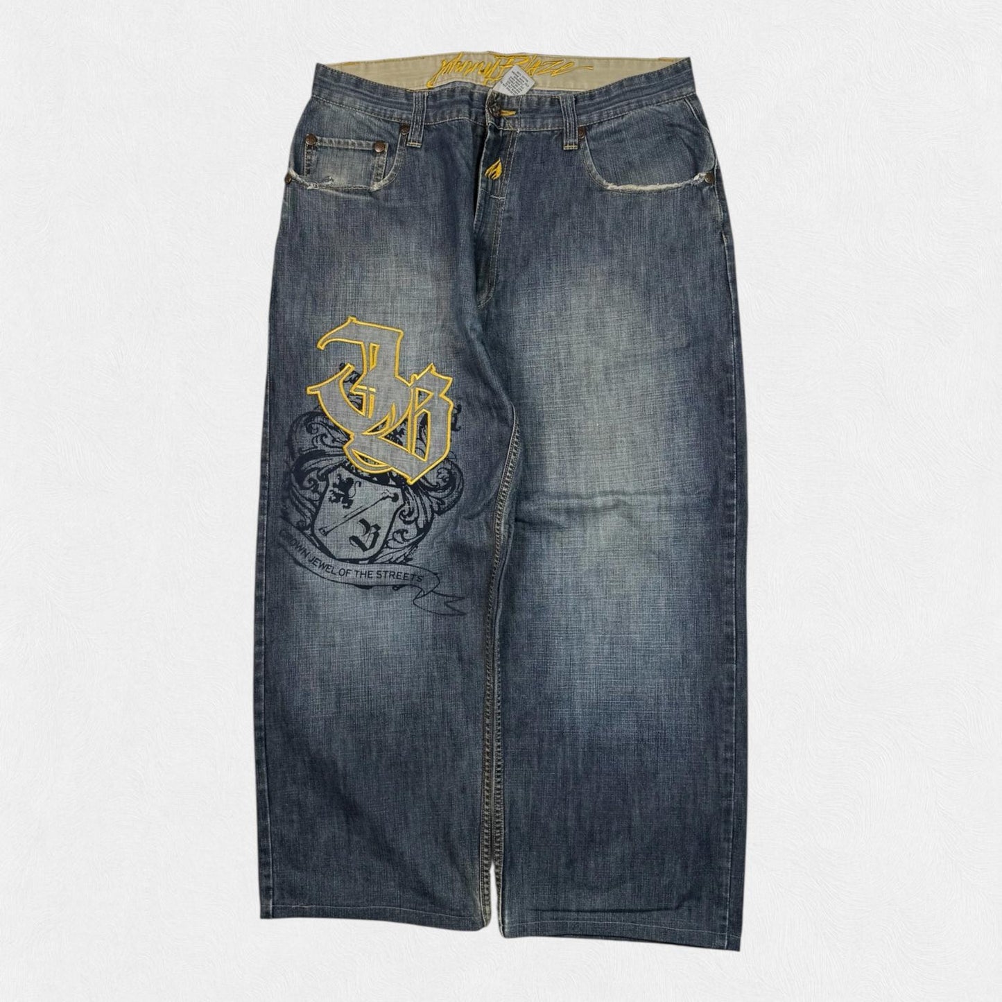 Vintage Johnny Blaze baggy hip hop Jeans (W36)