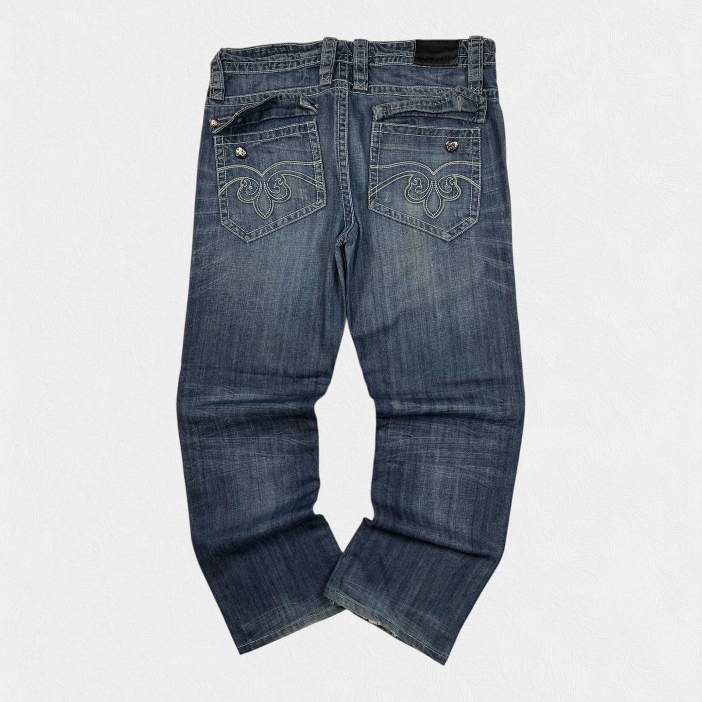 Vintage Y2K baggy hip hop Jeans (W36)