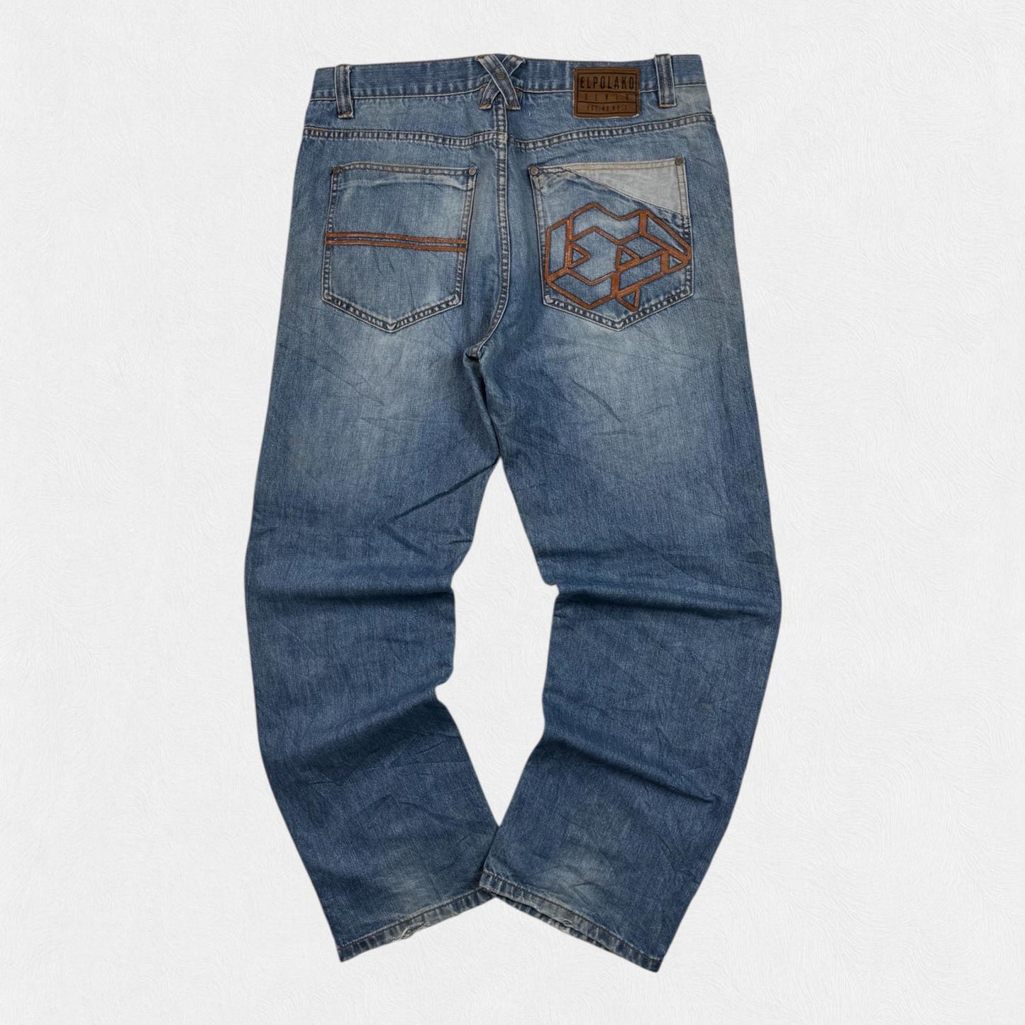 Vintage Y2K baggy hip hop Jeans (W38)