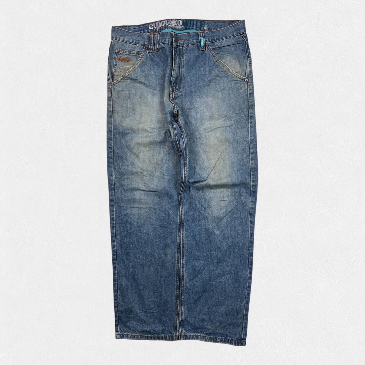 Vintage Y2K baggy hip hop Jeans (W38)