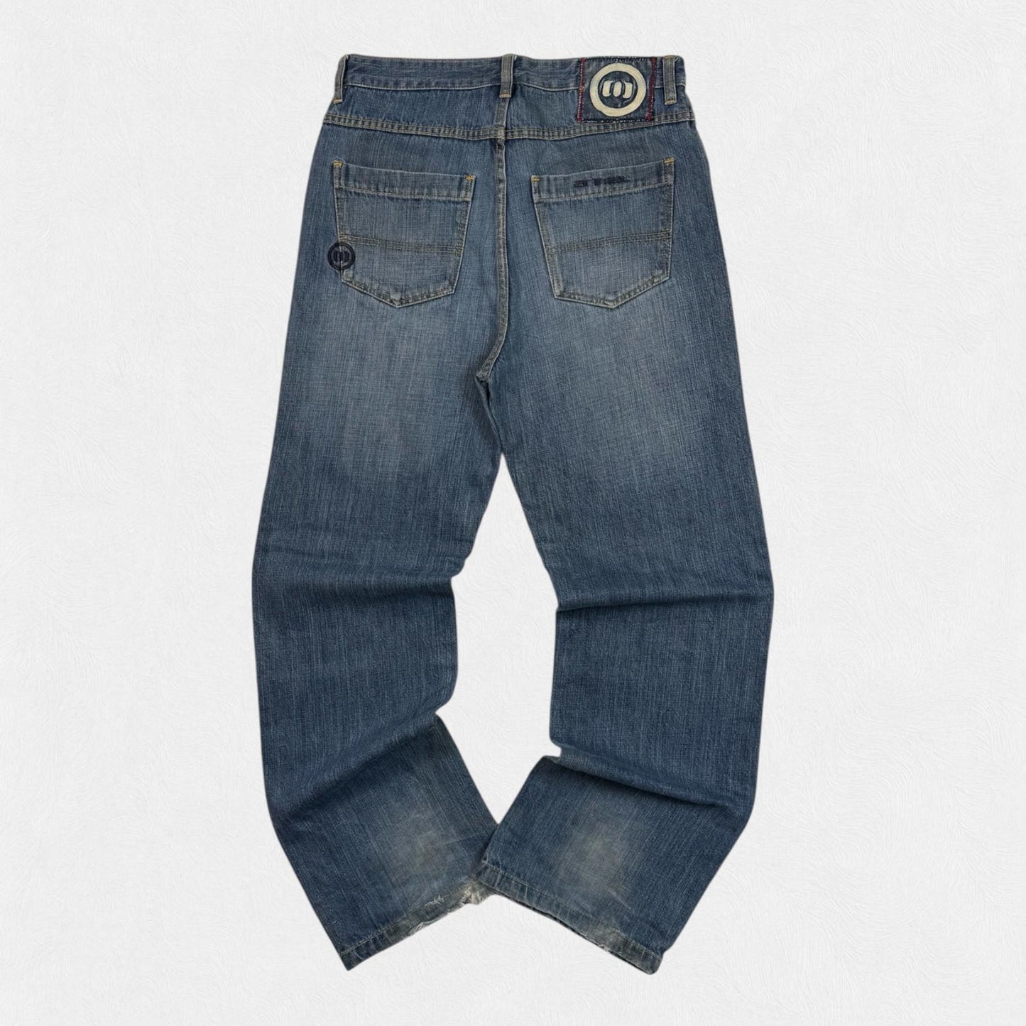 Vintage Y2K Animal baggy hip hop Jeans (W32)