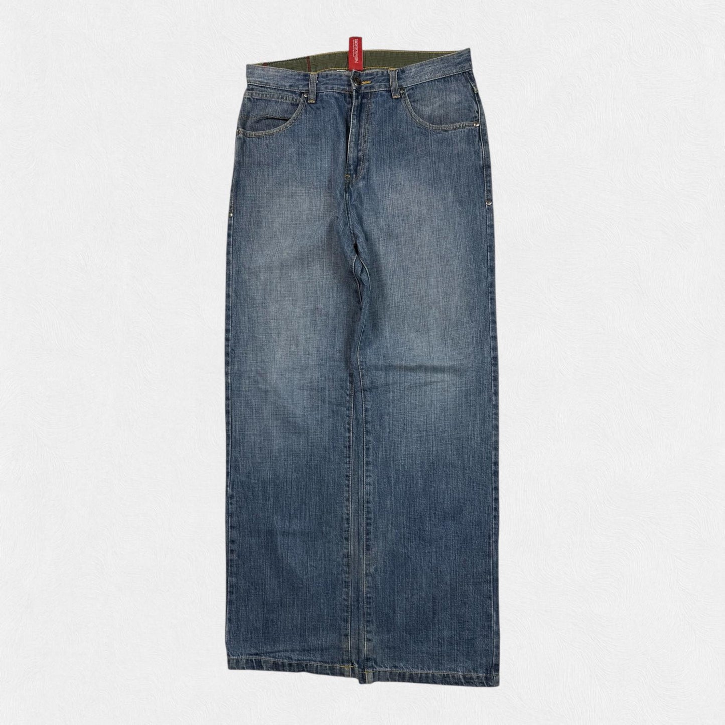 Vintage Y2K Animal baggy hip hop Jeans (W32)