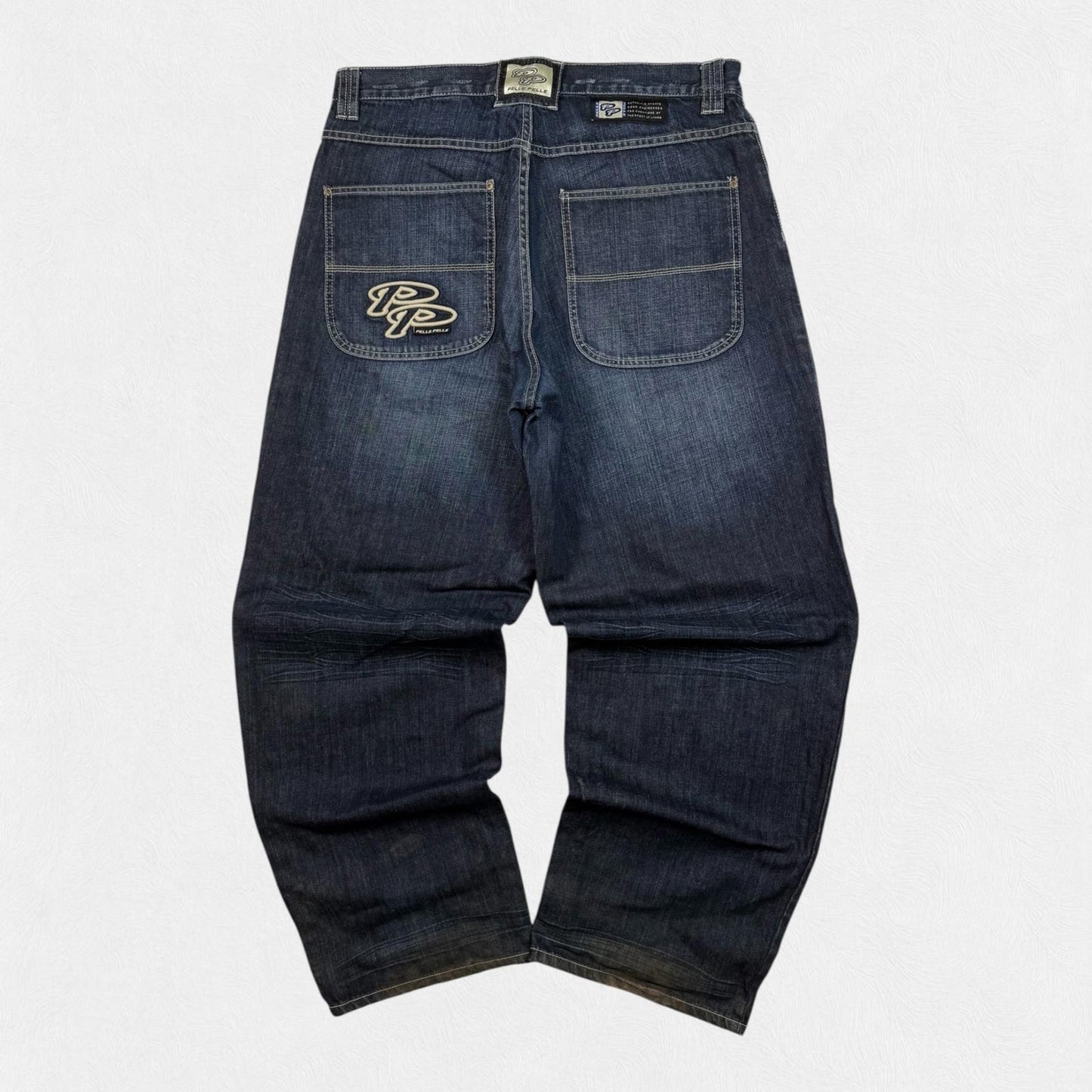 Vintage Pelle Pelle baggy hip hop Jeans (W38)