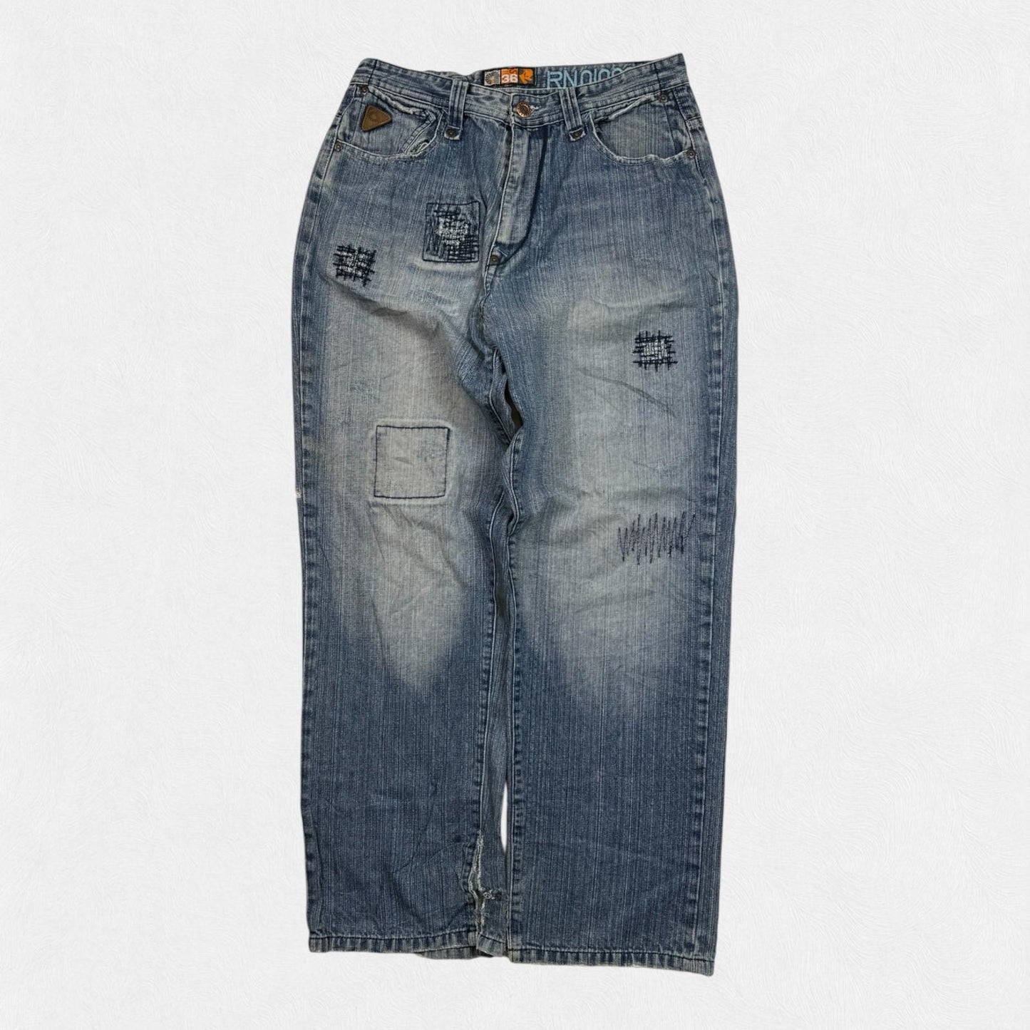 Vintage Akademiks baggy hip hop Jeans (W34)