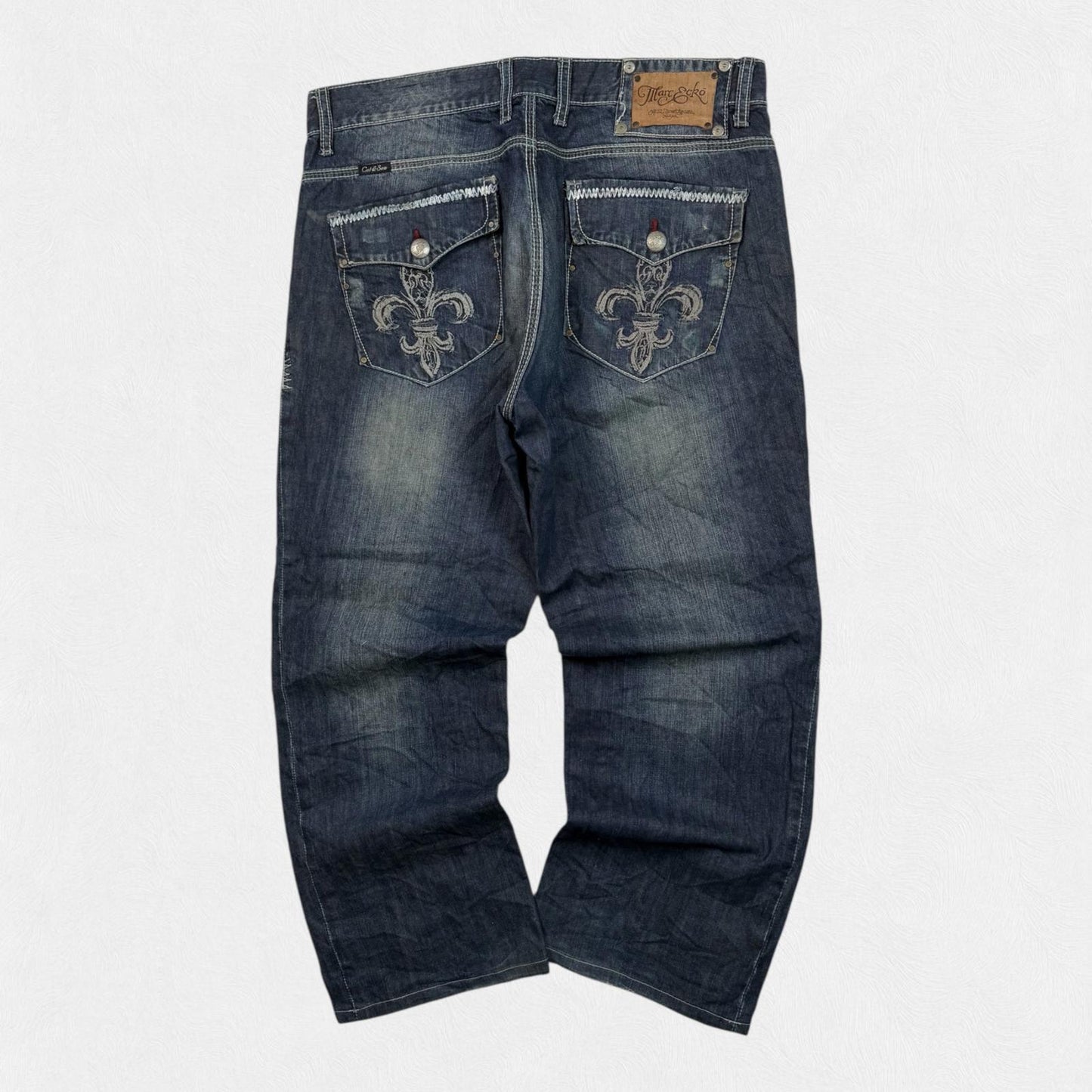 Vintage Y2K baggy hip hop Jeans (W36)