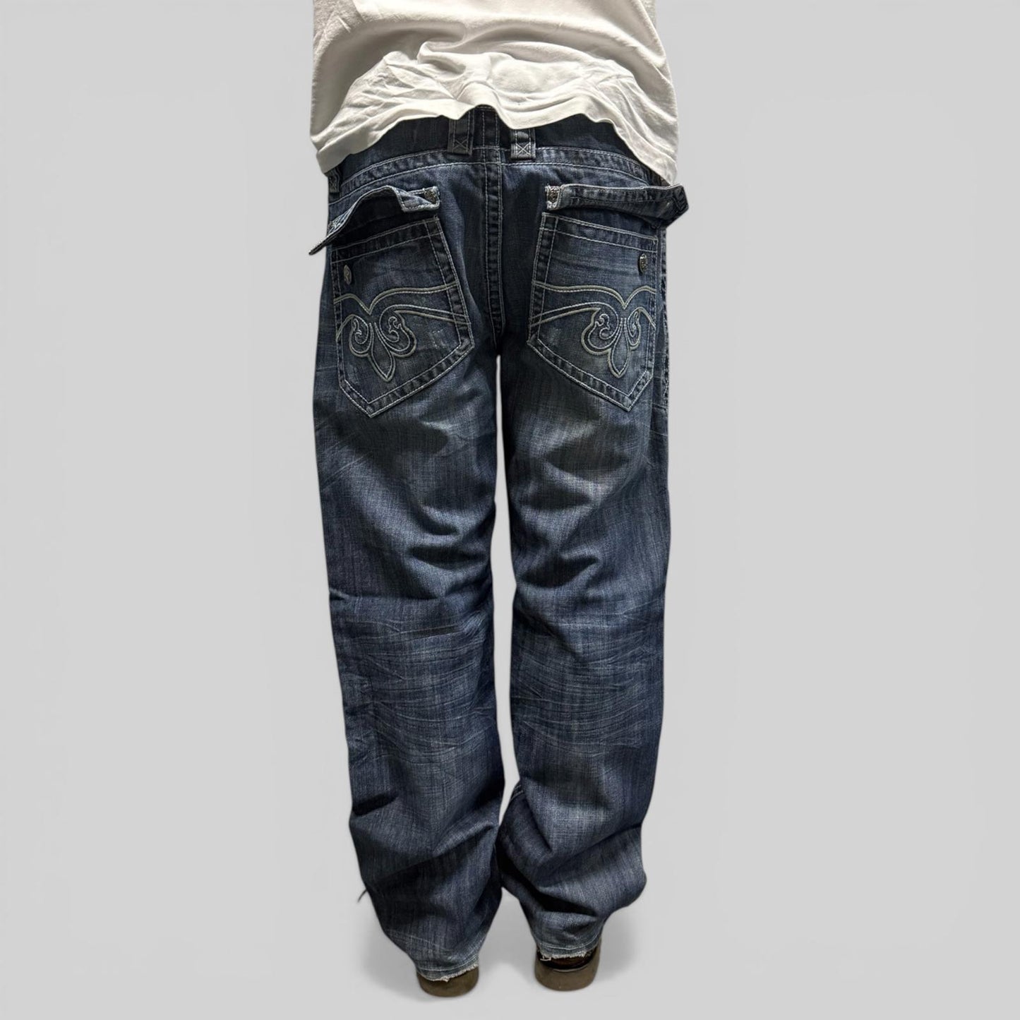 Vintage Y2K baggy hip hop Jeans (W36)