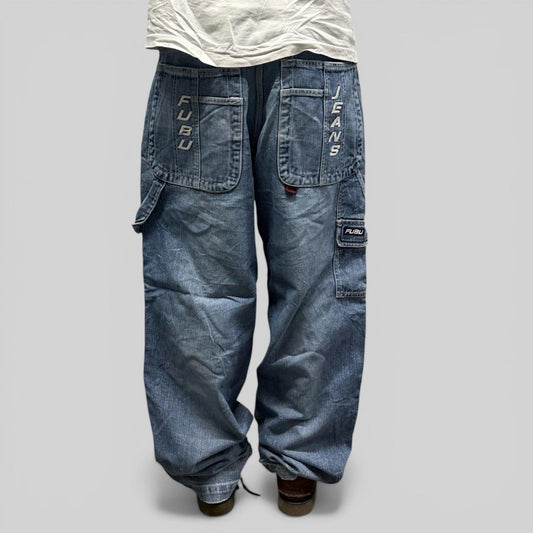 Vintage FUBU baggy hip hop carpenter jeans (W34)