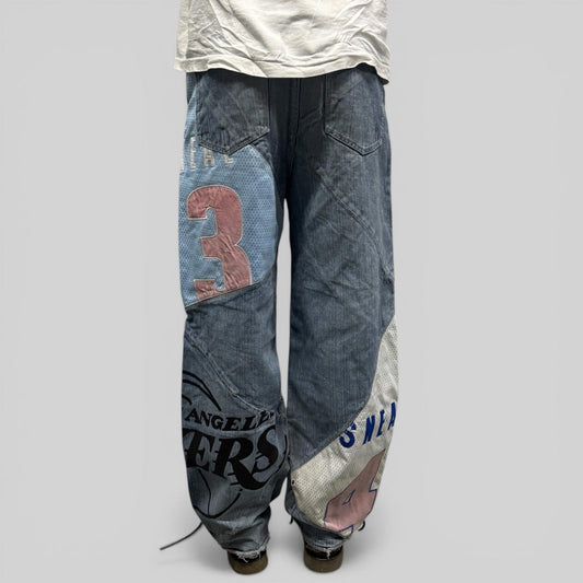Vintage LA Lakers baggy hip hop Jeans (W30)