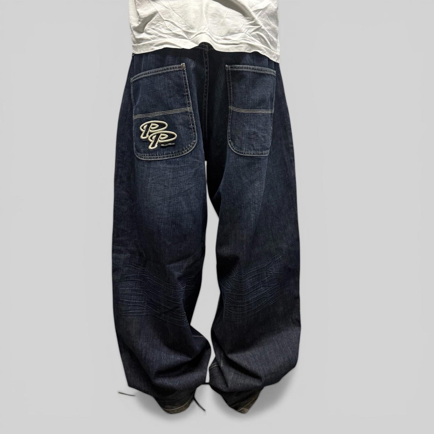 Vintage Pelle Pelle baggy hip hop Jeans (W38)