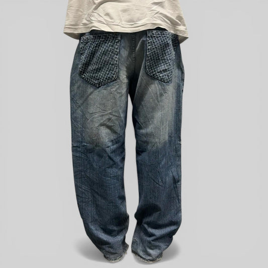Vintage Akademiks baggy hip hop Jeans (W34)