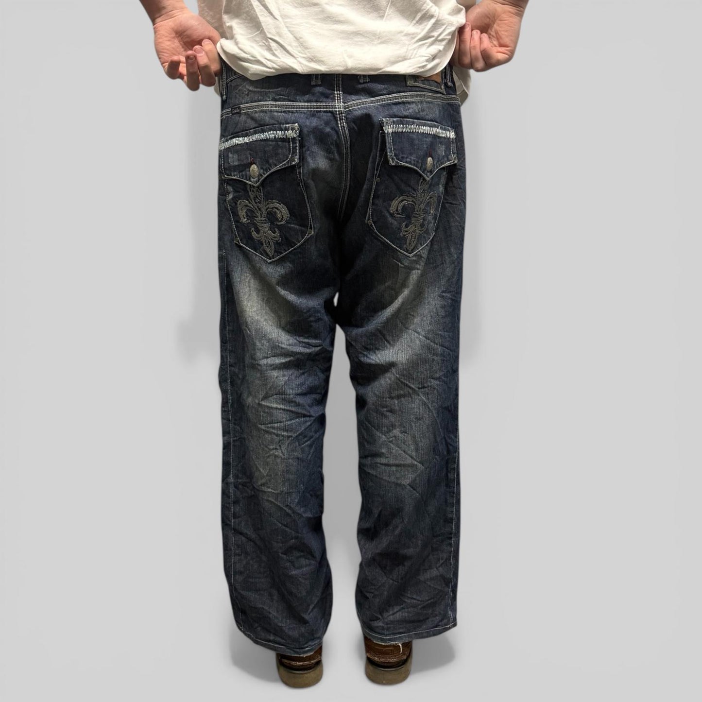 Vintage Y2K baggy hip hop Jeans (W36)