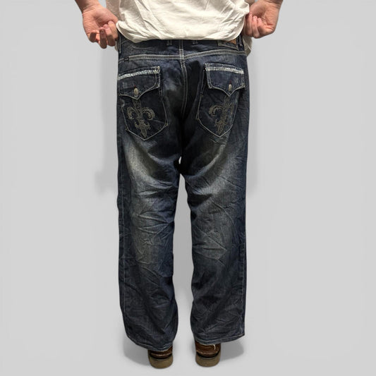 Vintage Y2K baggy hip hop Jeans (W36)