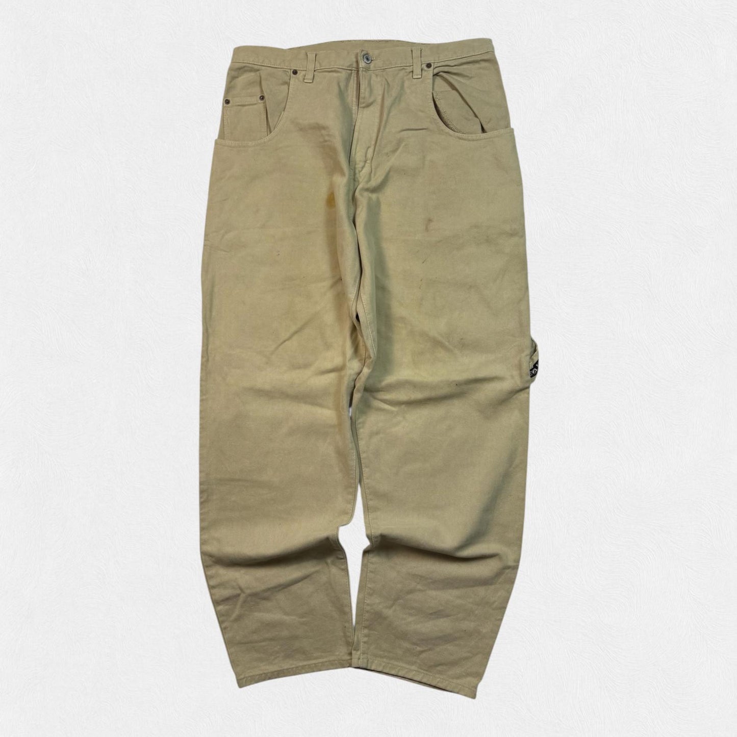 Vintage Y2K hip hop baggy carpenter pants (W36)