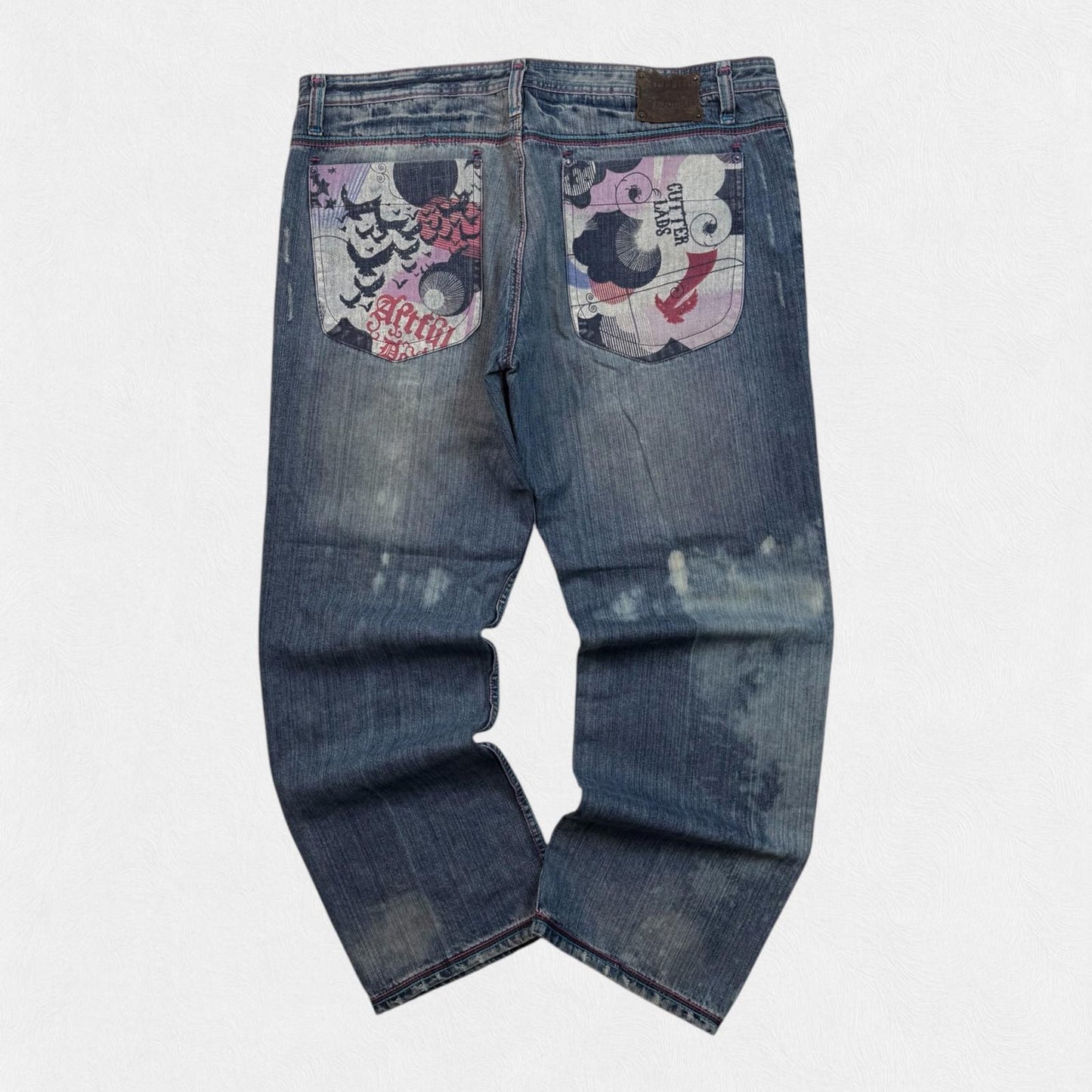 Vintage Y2K baggy hip hop jeans (W44)