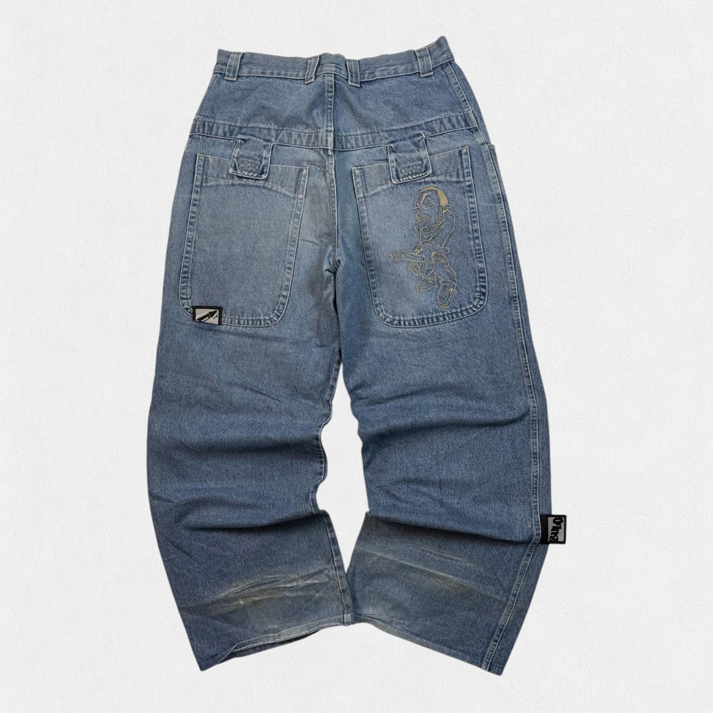 Vintage Y2K baggy hip hop jeans (W32)