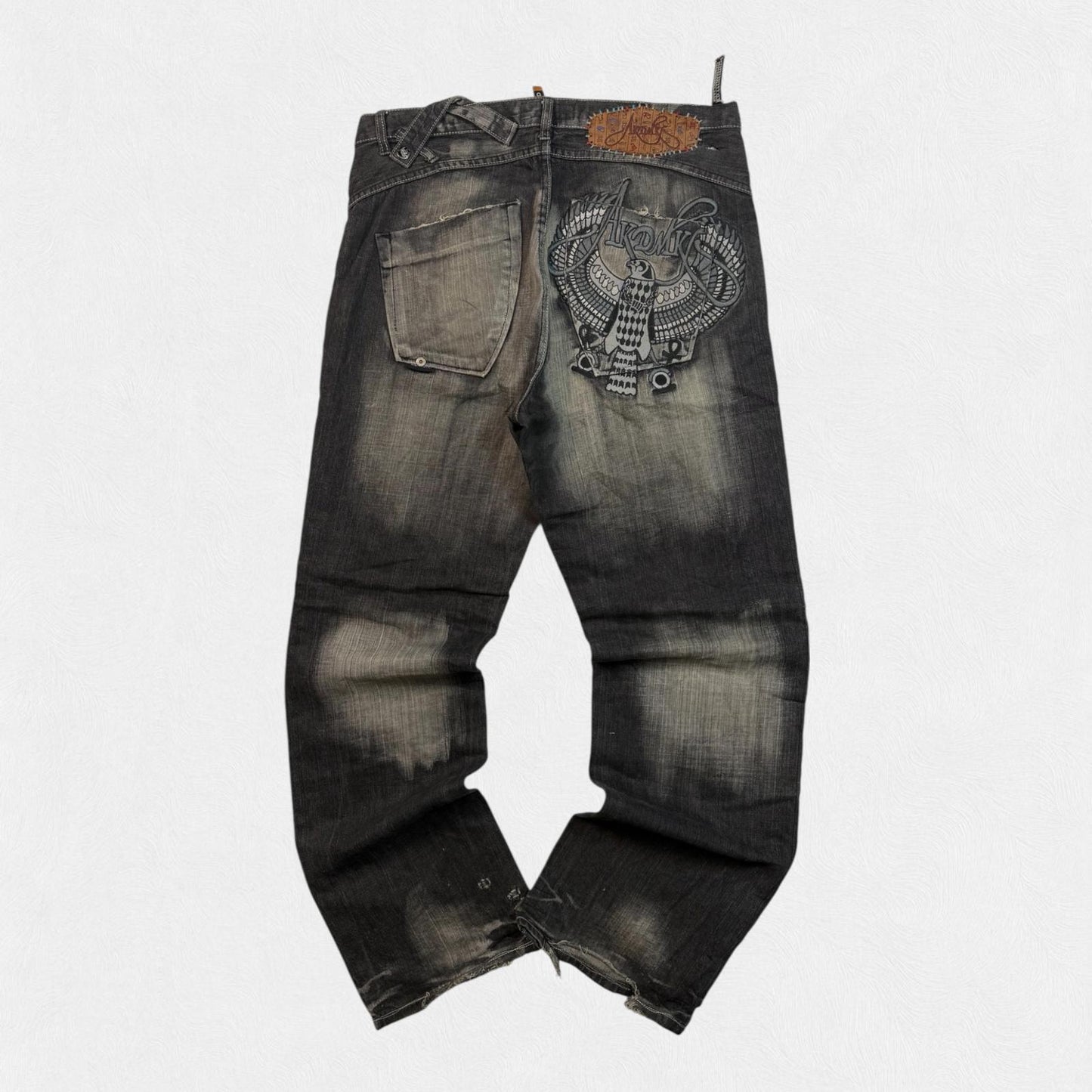 Vintage Akademiks baggy hip hop jeans (W36)