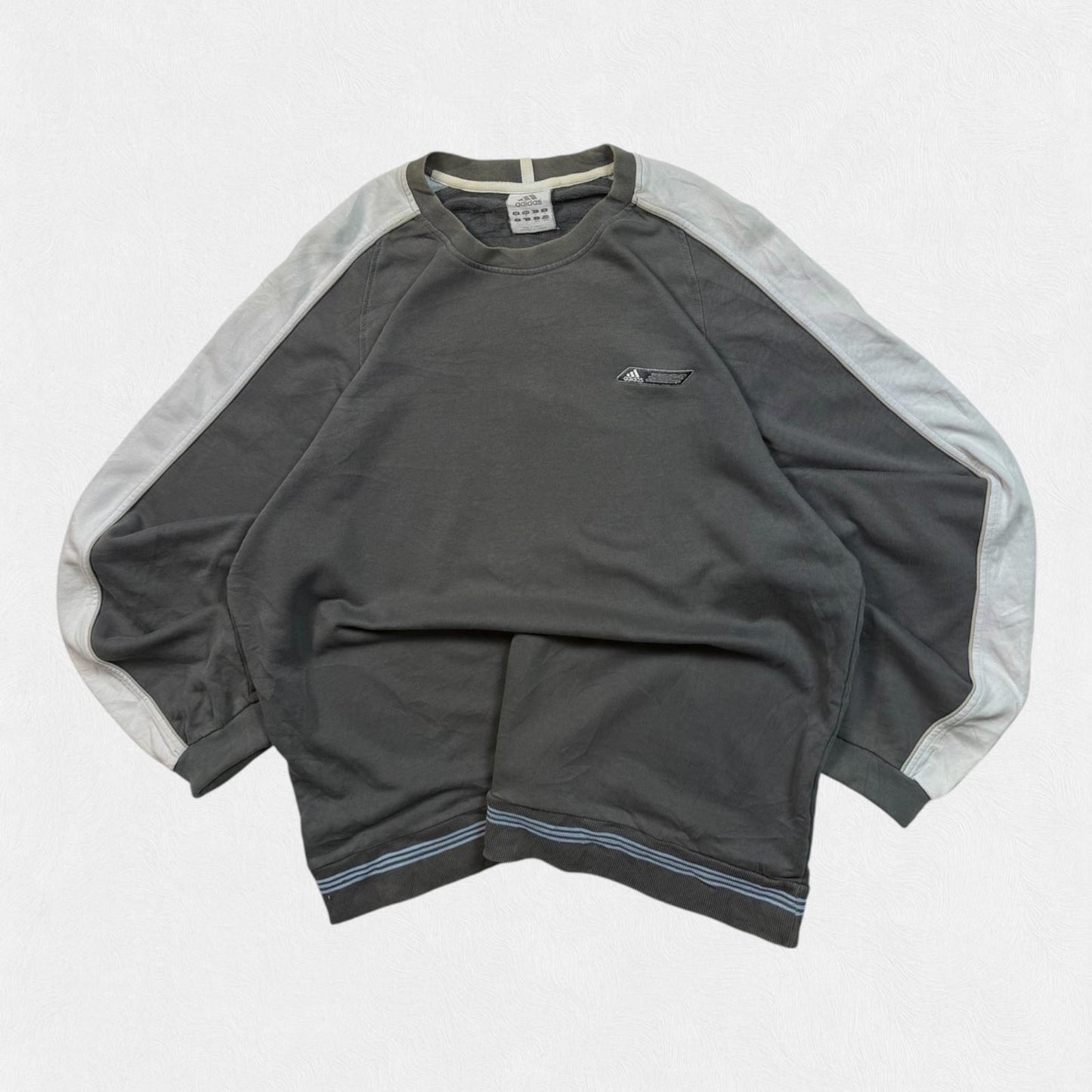 Vintage Adidas side stripe sweatshirt (L)