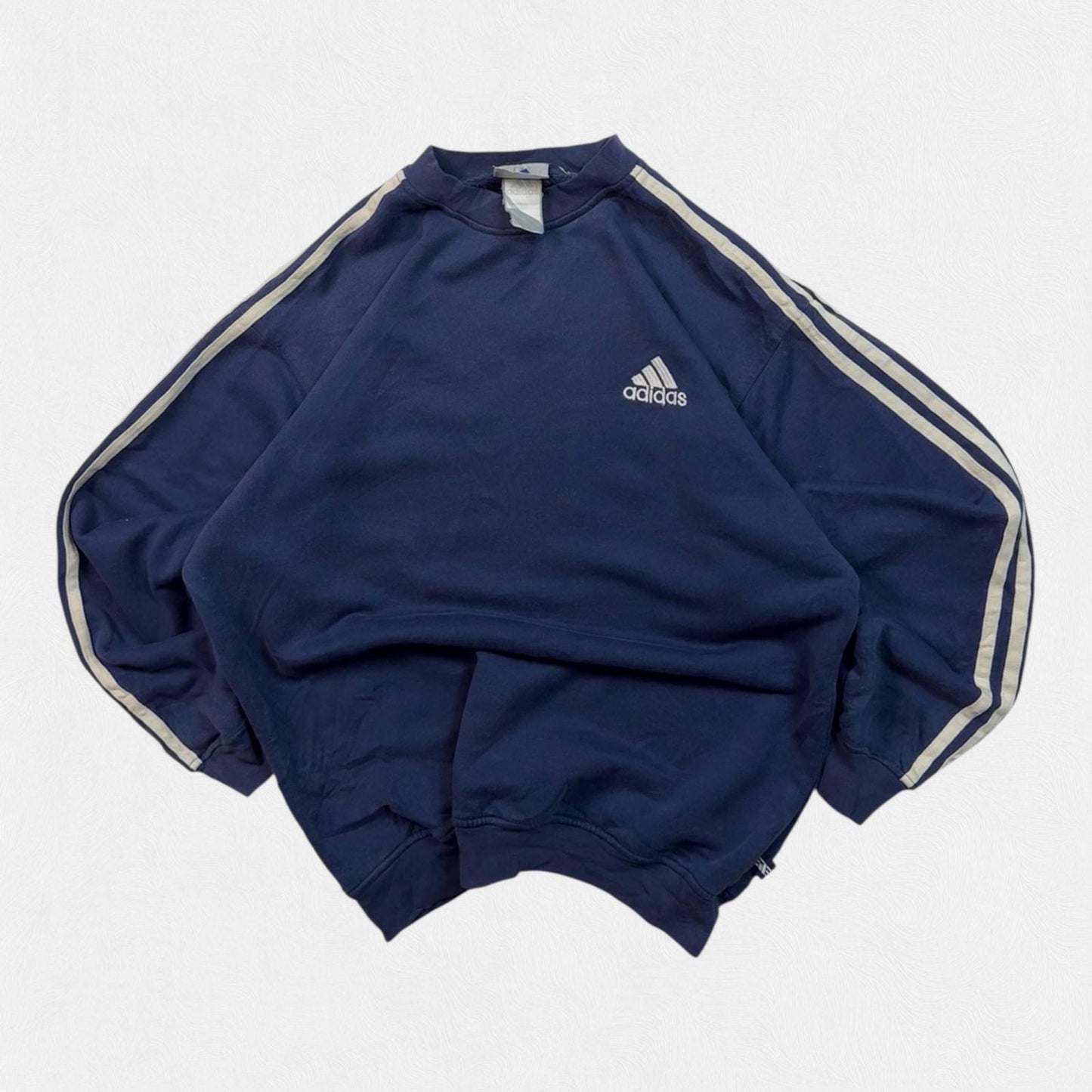 Vintage 90s Adidas side stripe sweatshirt (L)