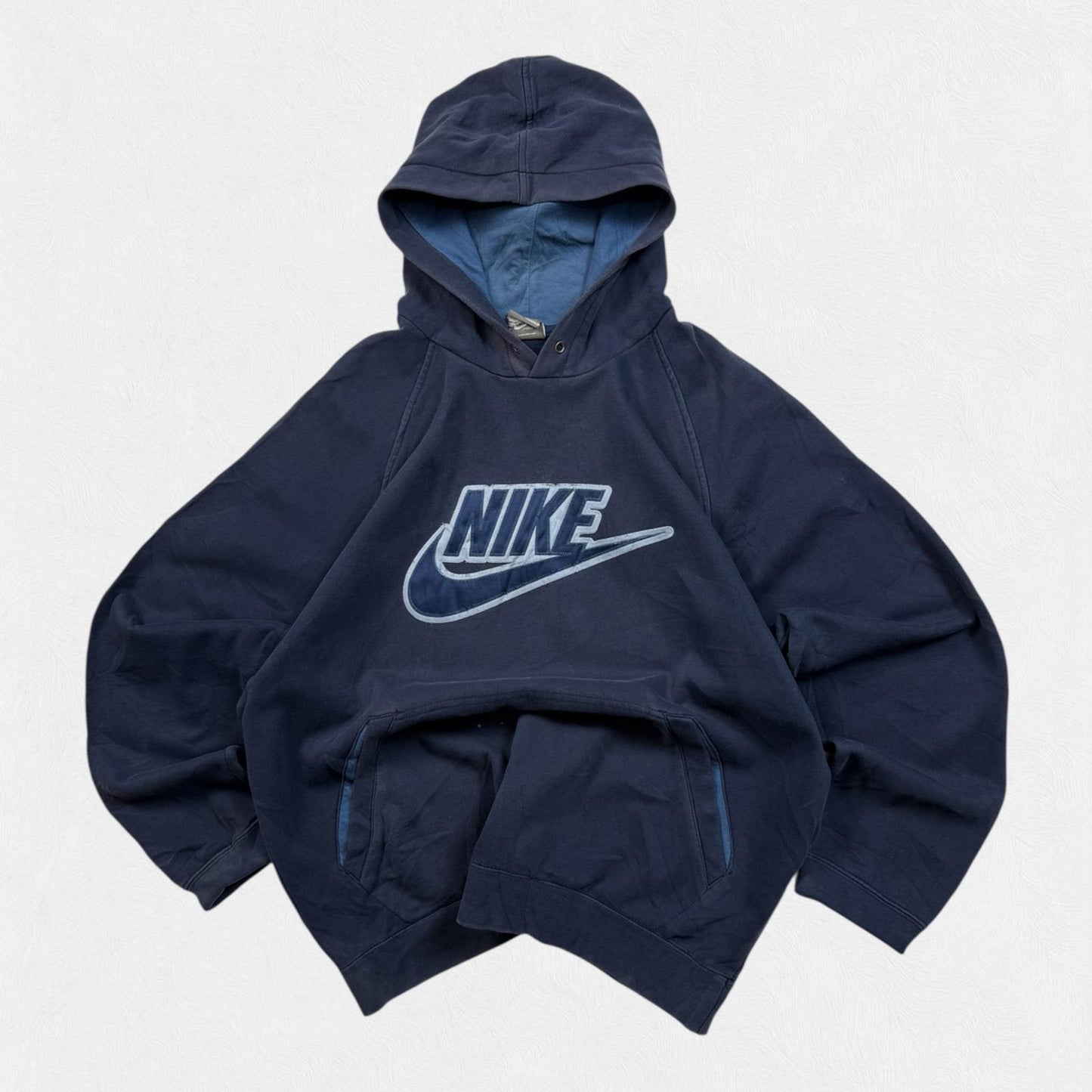 Vintage Nike spell out hoodie (L)