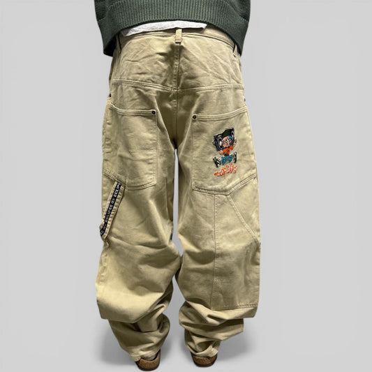 Vintage Y2K hip hop baggy carpenter pants (W36)