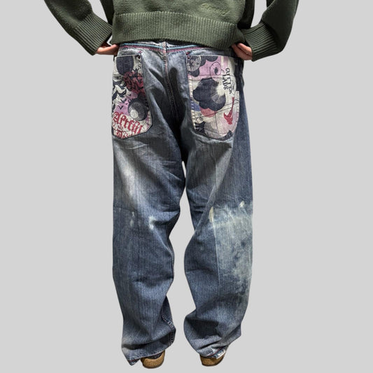 Vintage Y2K baggy hip hop jeans (W44)