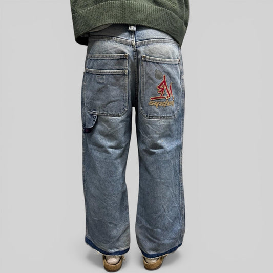 Vintage Y2K baggy hip hop carpenter jeans (W32)