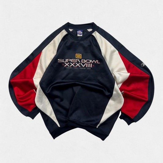 Vintage NFL Super bowl 2004 Reebok sweatshirt (L)