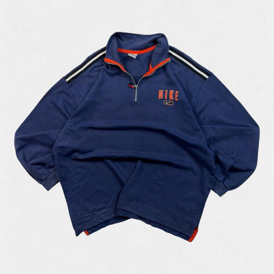 Vintage 90s Nike quarter zip sweatshirt (XXL)