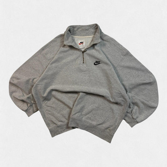 Vintage 90s Nike quarter zip sweatshirt (XL)