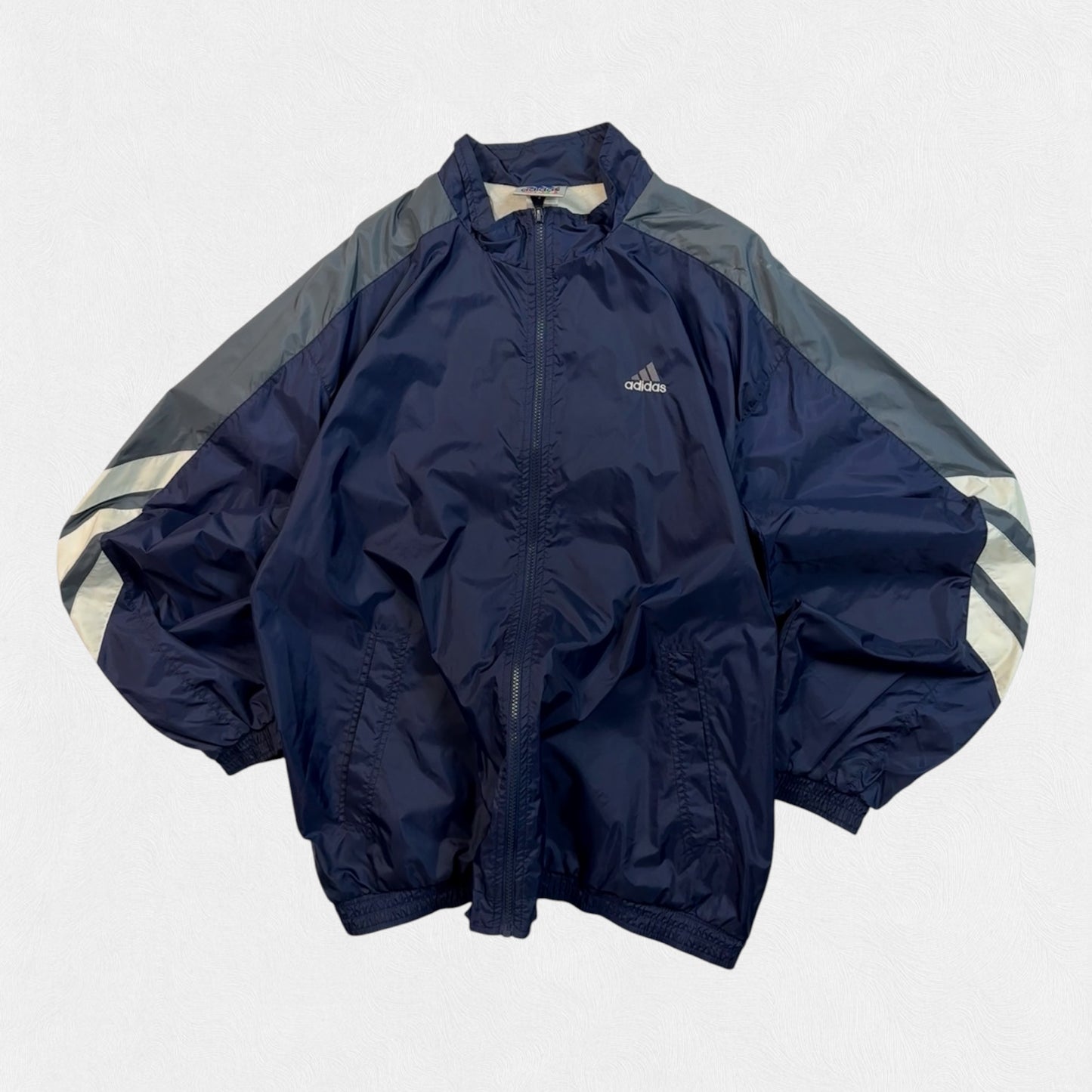 Vintage 90s Adidas windbreaker shell jacket (XL)