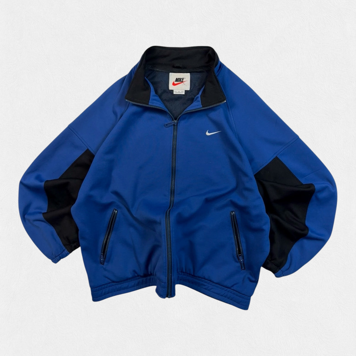 Vintage 90s Nike mini swoosh track jacket (XL)