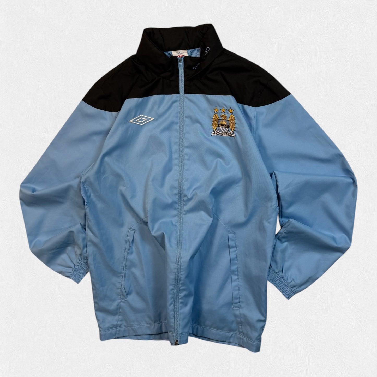 Vintage Manchester City 2011/12 Umbro football track jacket (M)